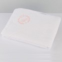 A "pink" cotton towel