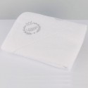 A "light grey" cotton towel