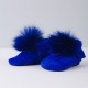 Sapphire moccasins "Made with love"