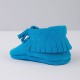 Sky blue moccasins 