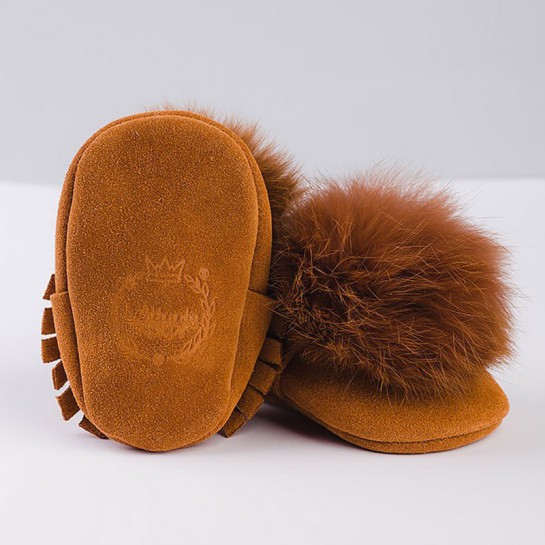 Camel moccasins