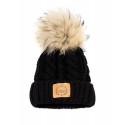 Black Winter Hat - Large