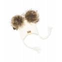 Cap A - color white - Natural Fur