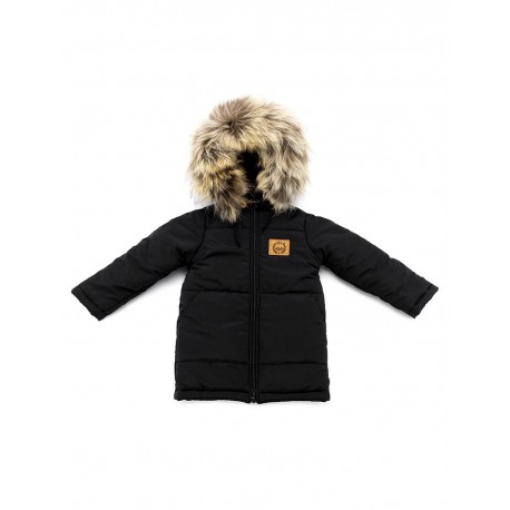 Jacket LAttante - Black / natural fur