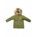 Coat - Khaki color - Natural fur