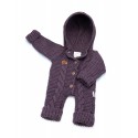 All-year-round suit for babies, Handmade lavenda - without fur