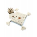 Baby Alpaca Set, beige, Blanket + Hat, Natural Fur