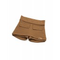 "California" Camel Sweat Shorts