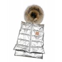 "London" Children's Vest, Natural Fur - Gray