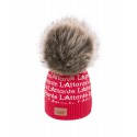 Cap "LAttante" - Ecological Fur - Red