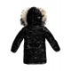 Children's Winter Coat - Natural Fur - black