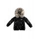 Winter Jacket - Limited Edition - "Per Sempre" , Natural Fur - black