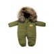 LAttante winter suit, khaki, artificial fur