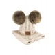 Children's Winter Coat - Natural Fur - powder pink