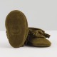 Khaki moccasins 